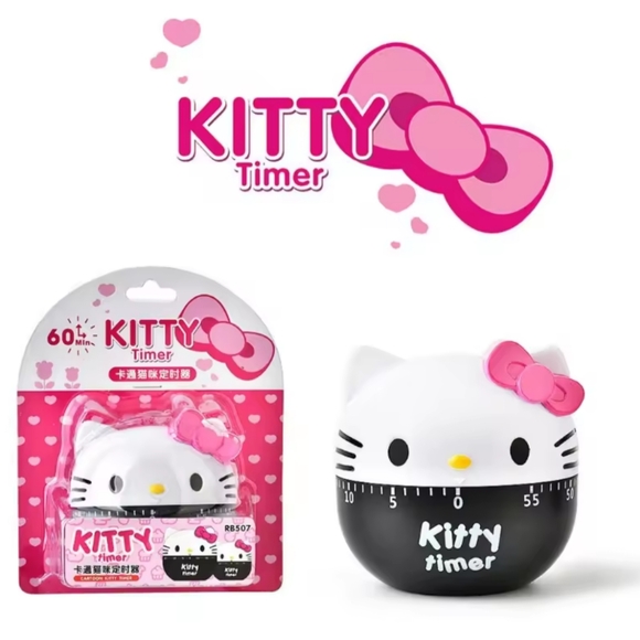 Hello Kitty Themed 60 Minute Kitchen Timer - Picture 4 of 4